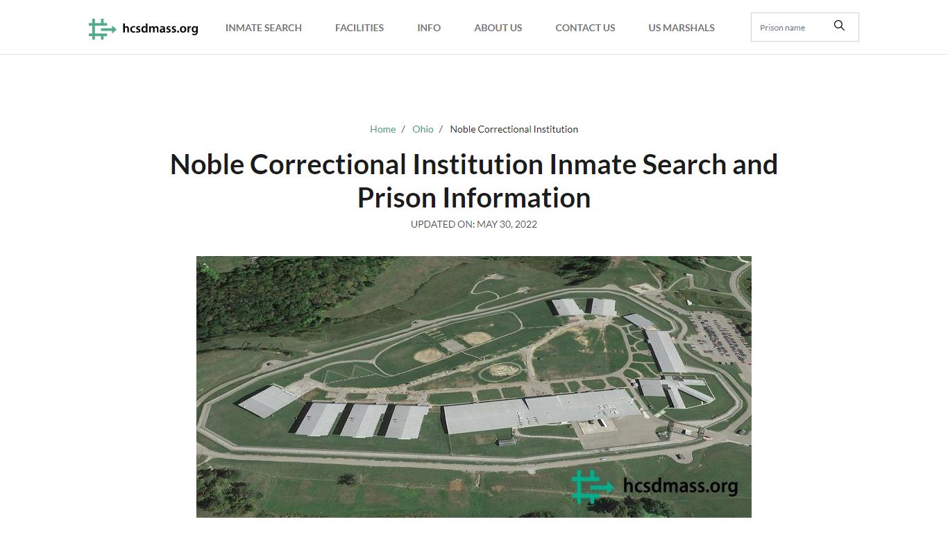 Noble Correctional Institution Inmate Search, Visitation ...